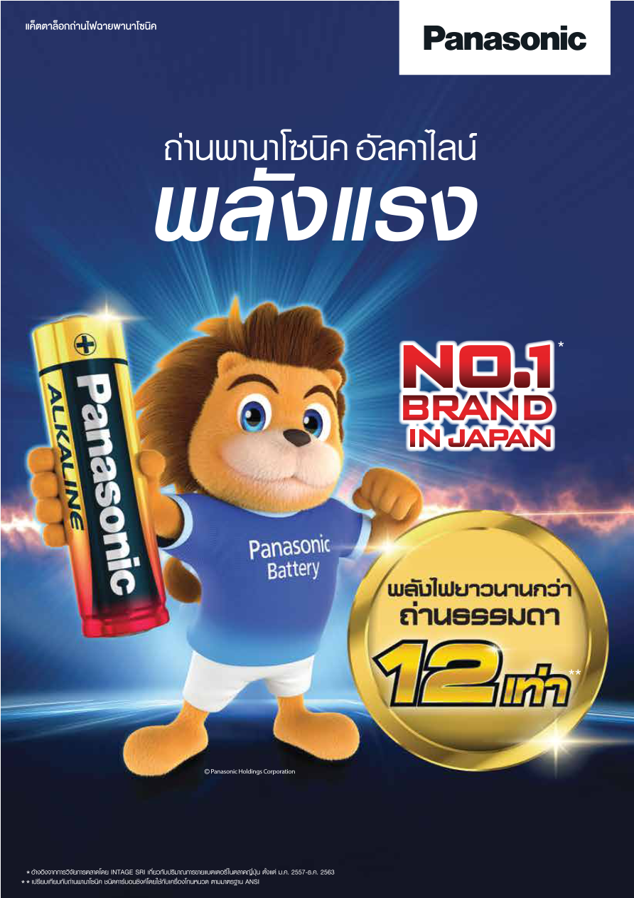 Panasonic battery wholesale catalogue cover